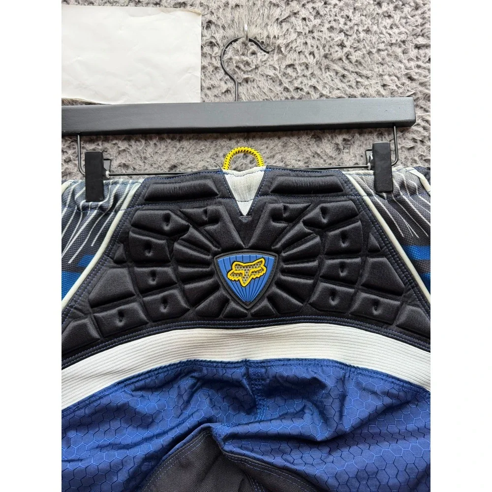 Vintage Y2k Fox Racing 360 Performance Motocross Pants Blue Black Mens Size 38